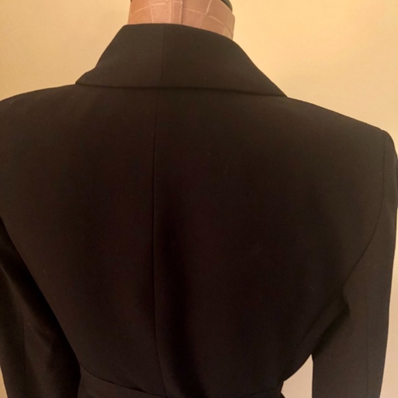 New With Tags, Calvin Klein Belted Blazer, Black - Picture 2 of 14